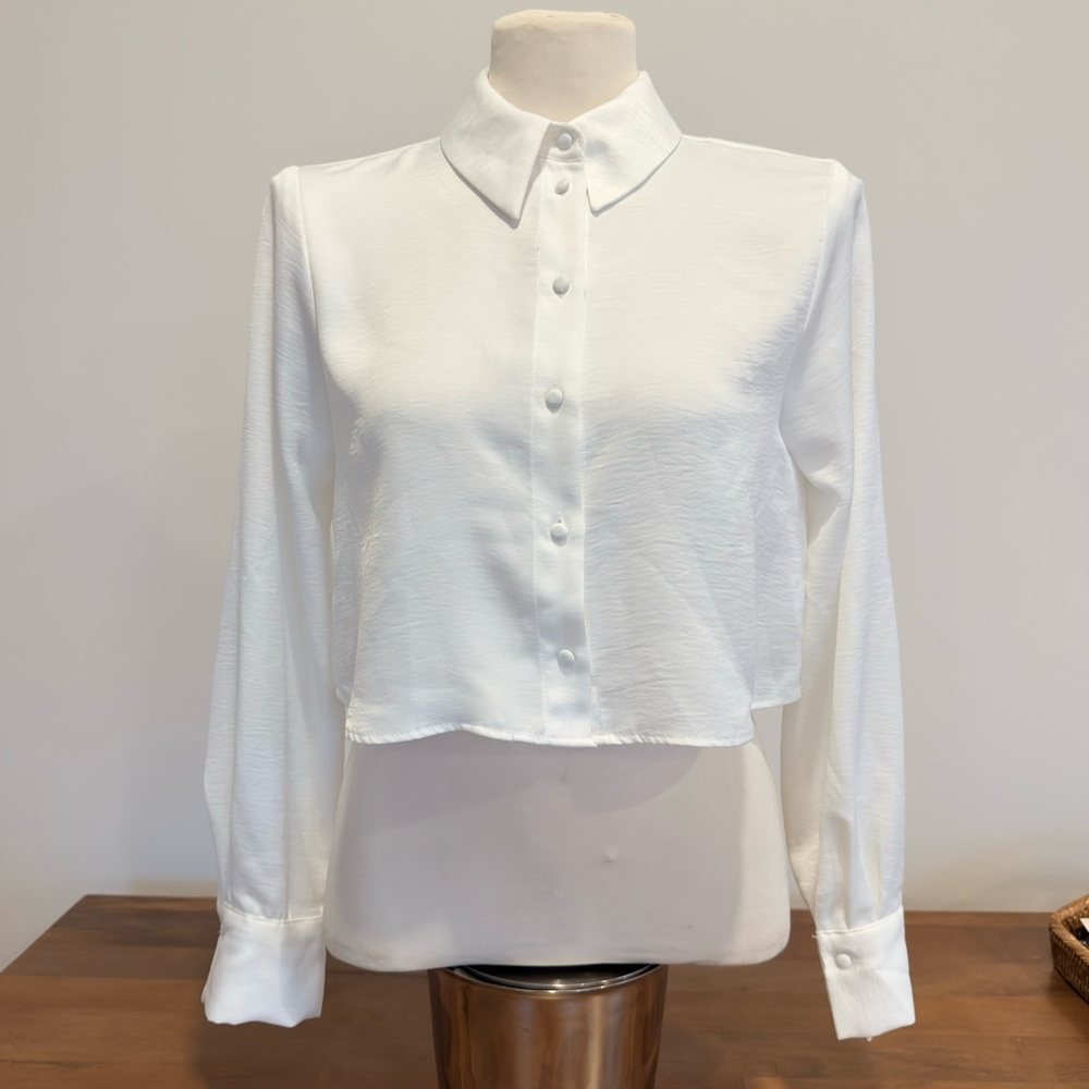 Zara Cropped Blouse
